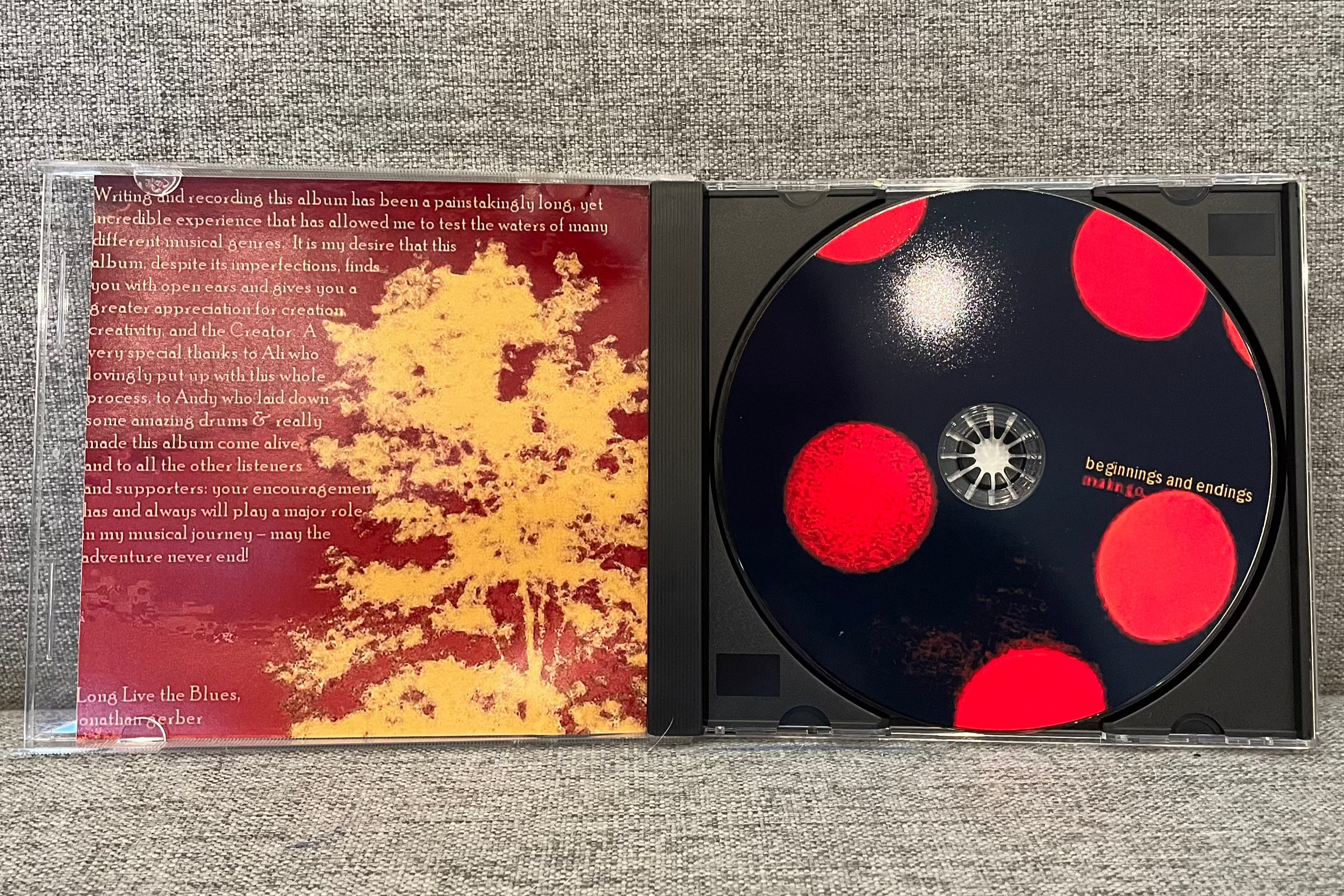 Beginnings and Endings (2008) Jewel Case CD