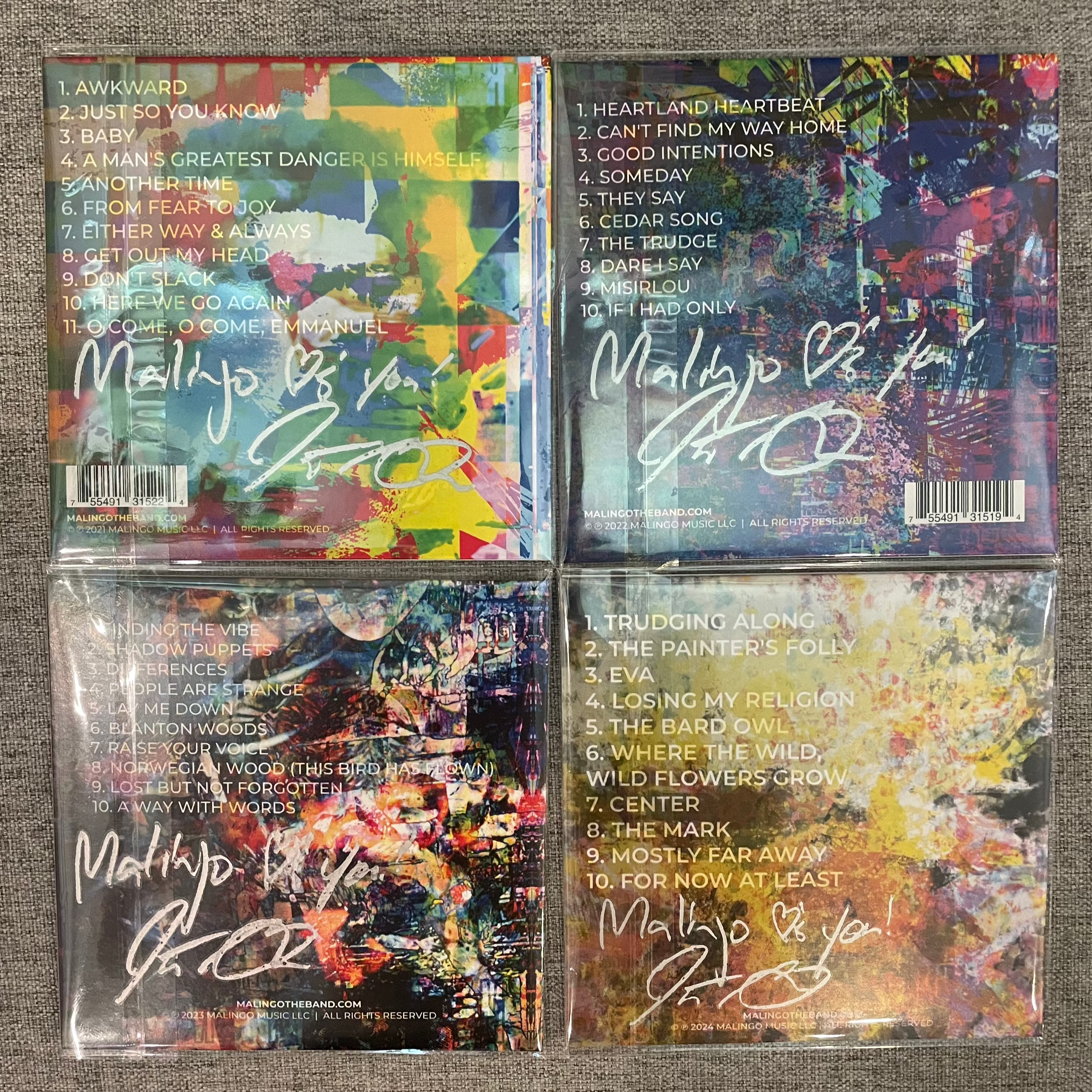 Morse Code Autographed CD Bundle (All four CDs!)