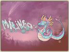Bubble Dragon Poster autographed by ALL FIVE band members! ONLY 10 EXIST!