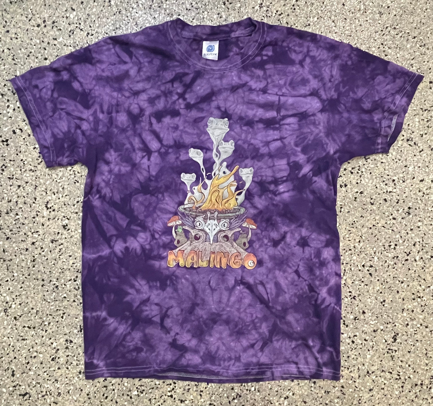 Purple Frog Tie-Dye