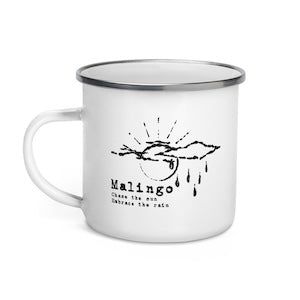 Chase the Sun Enamel Camper Mug