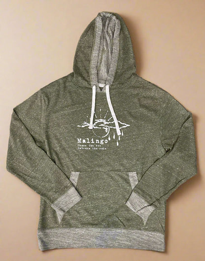 Chase the Sun Melange Hoodie (Green) - Limited Quantity